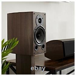 Fisual 91S-6 Deluxe Floor Standing Speaker Stands 57.5cm (Pair) Walnut