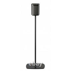Flexson Floor Speaker Stand for Sonos One, One SL and Play1 Black Pair
