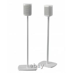 Flexson Floor Speaker Stand for Sonos One, One SL and Play1 White Pair