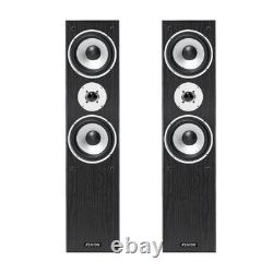 Floor Standing HiFi Tower Speaker System and Bluetooth Amplifier SHFT60B Black