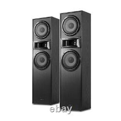 Floor Standing Tower Speakers for Home HiFi Stereo, Dual 6.5 Woofers, SHF700B