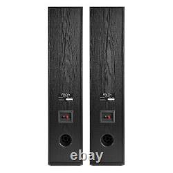 Floor Standing Tower Speakers for Home HiFi Stereo, Dual 6.5 Woofers, SHF700B