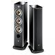 Focal Aria 926 Speakers Pair Black Floorstanding Loudspeakers 3-Way Flax Tower
