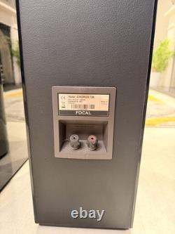 Focal Chorus 726 3-way floor-standing speakers gloss black high end