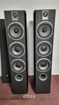 Focal Chorus 726 Floorstanding Speakers PAIR Piano Black