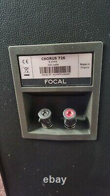 Focal Chorus 726 Floorstanding Speakers PAIR Piano Black