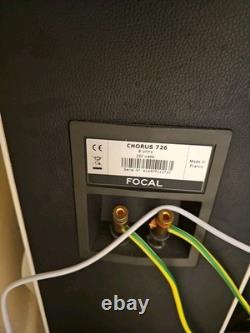 Focal Chorus 726 White Floor Standing 3 way Speakers