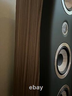 Focal Kanta 2 Floorstanding Speakers Grey / Walnut Only 6 Months Old