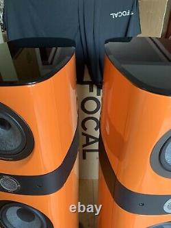 Focal Sopra 2 N2 Floorstanding Speakers Orange Cherished Umarked