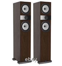 Fyne Audio F303 Floorstanding Speakers Walnut