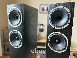Fyne Audio F501 Floor Standing Speakers Black Oak all original packaging