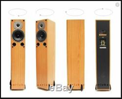 Gale 3030 Pair of Beech Floorstanding Speakers Ships Worldwide With Warranty