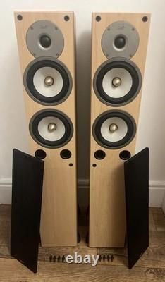 Gale 4040 Series Pair High-Fidelity Floor Standing Beech Speakers