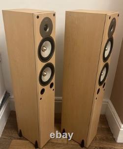 Gale 4040 Series Pair High-Fidelity Floor Standing Beech Speakers