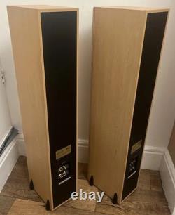 Gale 4040 Series Pair High-Fidelity Floor Standing Beech Speakers