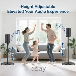 Height Adjustable Floor Speaker Stands Pair for Sony SA-RS5 Speaker Stands Hea