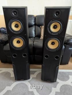Heybrook HB4 Floor Standing Speakers Black Excellent Condition