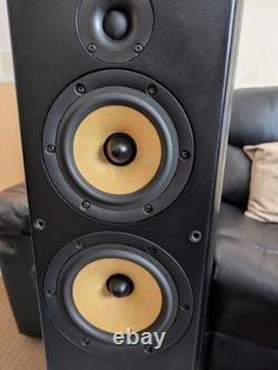 Heybrook HB4 Floor Standing Speakers Black Excellent Condition