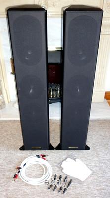 High End Sonus Faber Domus Grand Piano Speakers -Made in Italy- Free Chord wires