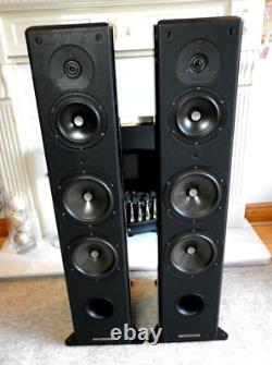 High End Sonus Faber Domus Grand Piano Speakers -Made in Italy- Free Chord wires
