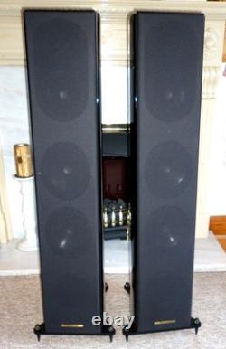 High End Sonus Faber Domus Grand Piano Speakers -Made in Italy- Free Chord wires