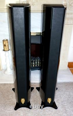 High End Sonus Faber Domus Grand Piano Speakers -Made in Italy- Free Chord wires