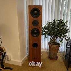ICON AUDIO MFV 3 SUPER FLOORSTAND SPEAKERS in CHERRY FINISH. With custom stands