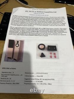 IPL Acoustics M1 TLM speakers transmission line upgraded