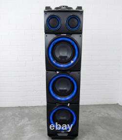 Ibiza Sound STANDUP308 400W Active Box With LED Effects Black See Desc