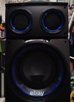 Ibiza Sound STANDUP308 400W Active Box With LED Effects Black See Desc