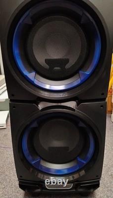 Ibiza Sound STANDUP308 400W Active Box With LED Effects Black See Desc