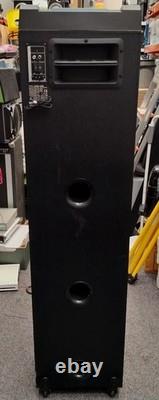 Ibiza Sound STANDUP308 400W Active Box With LED Effects Black See Desc