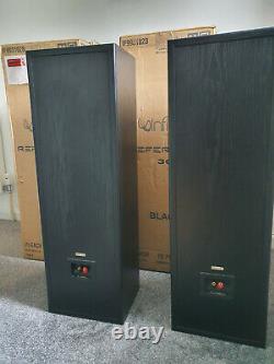 Infinity Reference 30 Floorstanding Audiophile speakers in Black Oak (refoamed)