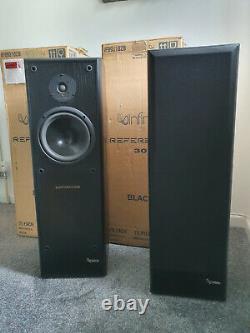 Infinity Reference 30 Floorstanding Audiophile speakers in Black Oak (refoamed)