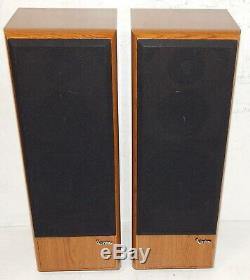 Infinity Reference Four vintage floor standing speakers with refoamed woofers an