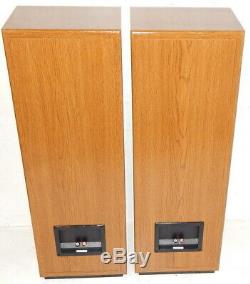 Infinity Reference Four vintage floor standing speakers with refoamed woofers an