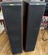 Jamo Classic 6 Floor-Standing Wired Speakers Pair, Black/Brown Wood Finish