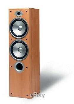 Jamo E370 floorstanding speakers in cherry new pair world post with warranty