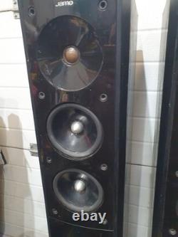 Jamo S606 S 606 Floorstanding Speakers Black Home Cinema Hi-Fi Pair Loudspeakers