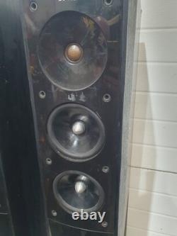 Jamo S606 S 606 Floorstanding Speakers Black Home Cinema Hi-Fi Pair Loudspeakers