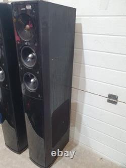 Jamo S606 S 606 Floorstanding Speakers Black Home Cinema Hi-Fi Pair Loudspeakers