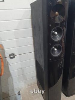 Jamo S606 S 606 Floorstanding Speakers Black Home Cinema Hi-Fi Pair Loudspeakers