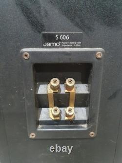 Jamo S606 S 606 Floorstanding Speakers Black Home Cinema Hi-Fi Pair Loudspeakers
