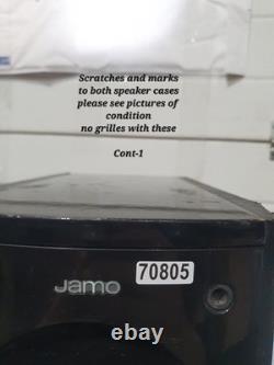 Jamo S606 S 606 Floorstanding Speakers Black Home Cinema Hi-Fi Pair Loudspeakers