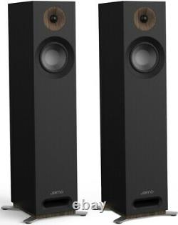 Jamo S805 Speakers PAIR Black Floor Standing Loudspeakers Front Port