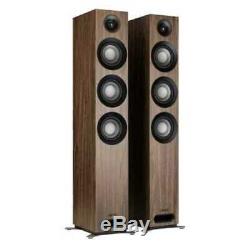 Jamo Studio 809 Floorstanding Tower Hifi Speaker Pair Walnut (RRP £625)