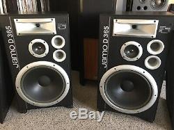 Jamo d 365 loud floorstanding speakers, 15 woofers, horn tweeters