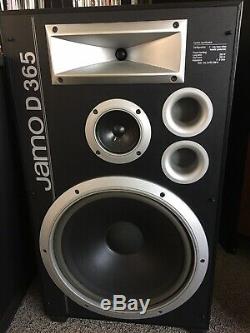 Jamo d 365 loud floorstanding speakers, 15 woofers, horn tweeters