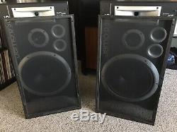 Jamo d 365 loud floorstanding speakers, 15 woofers, horn tweeters