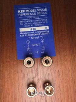 KEF 105/3S Reference Series Floor Standing Speakers Tested & Working